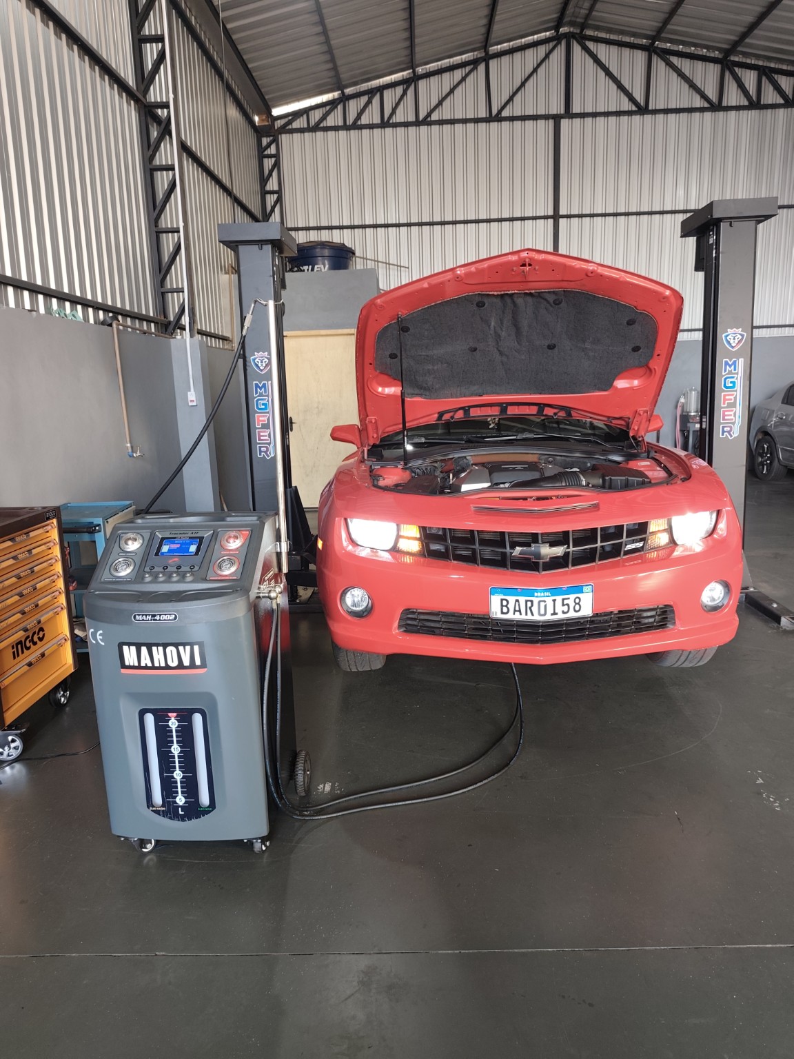 Troca de óleo de câmbio automático por diálise em veículo na Nova Geração